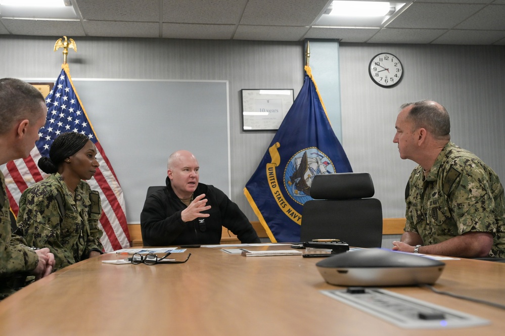 MCPON John Perryman visits Naval Station Newport, Rhode Island