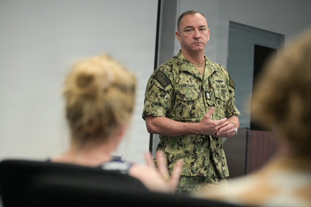 MCPON John Perryman visits Naval Station Newport, Rhode Island