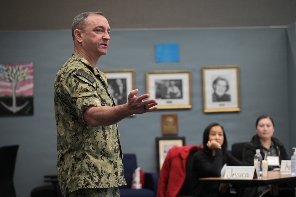 MCPON John Perryman visits Naval Station Newport, Rhode Island