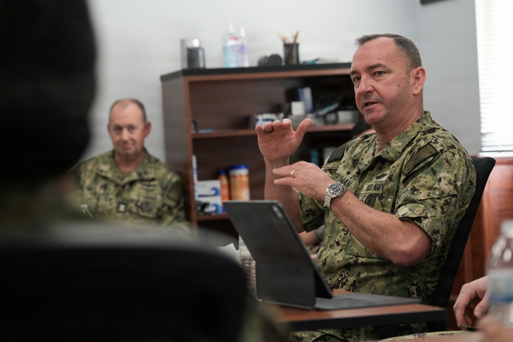 MCPON John Perryman visits Naval Station Newport, Rhode Island