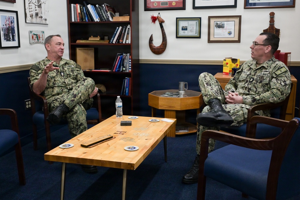 MCPON John Perryman visits Naval Station Newport, Rhode Island