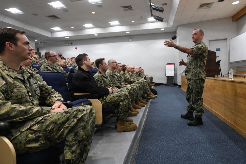 MCPON John Perryman visits Naval Station Newport, Rhode Island