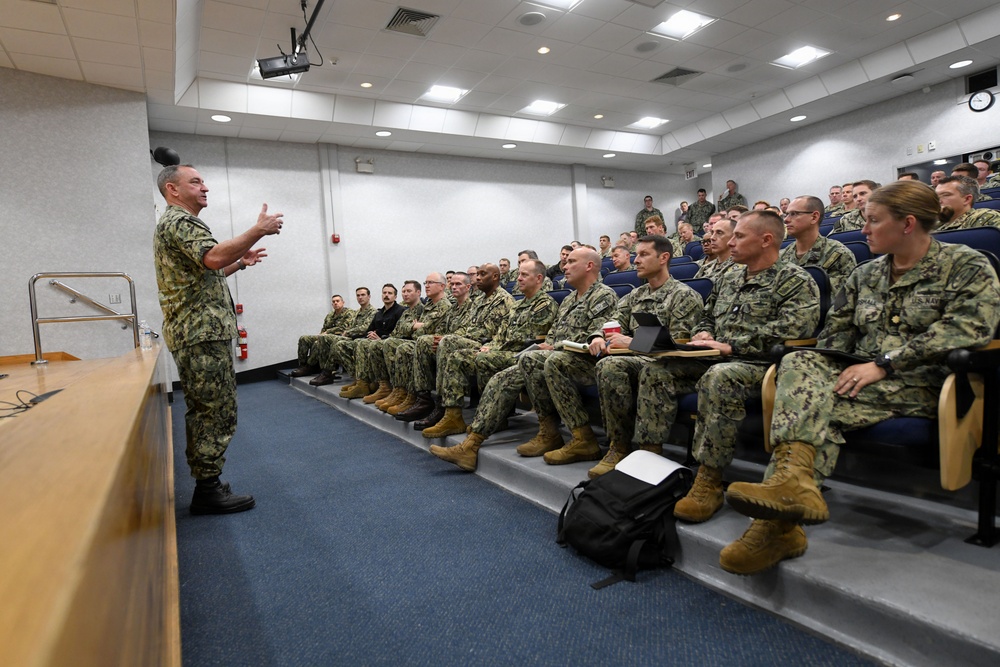 MCPON John Perryman visits Naval Station Newport, Rhode Island