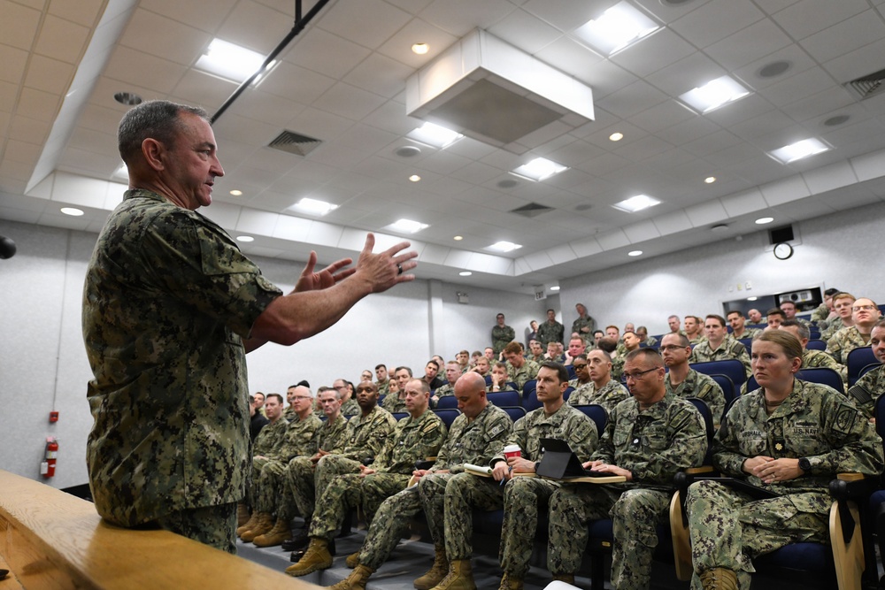 MCPON John Perryman visits Naval Station Newport, Rhode Island