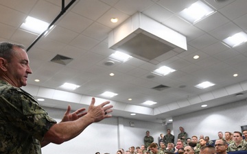 MCPON John Perryman visits Naval Station Newport, Rhode Island