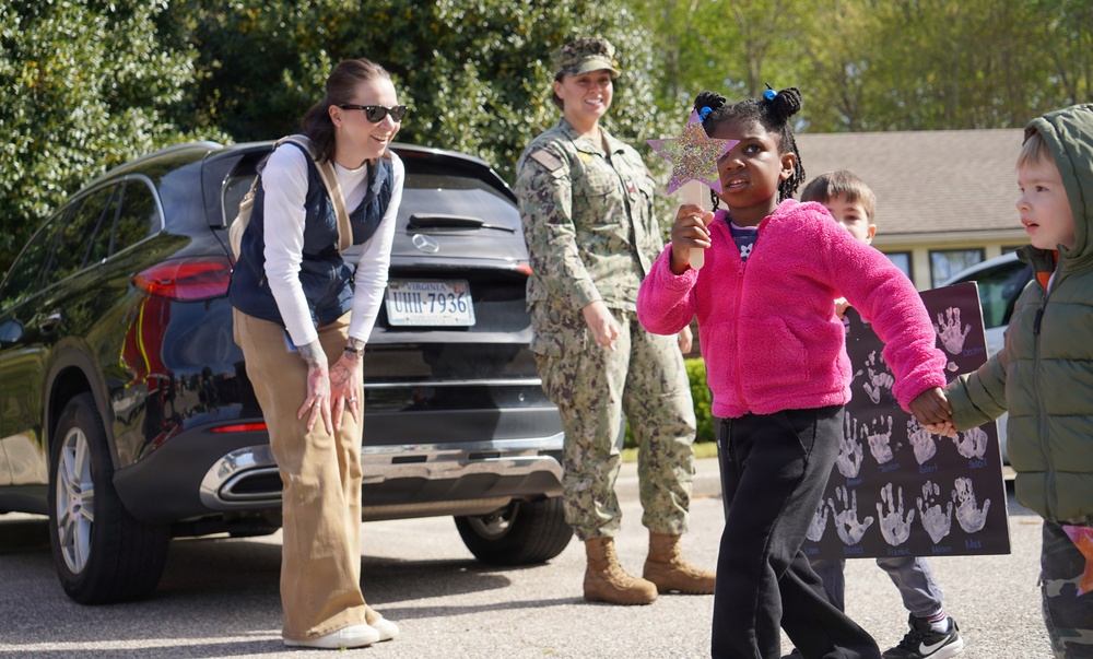 Month of the Military Child Parade onboard Naval Weapons Station Yorktown celebrates the resilience of military affiliated children