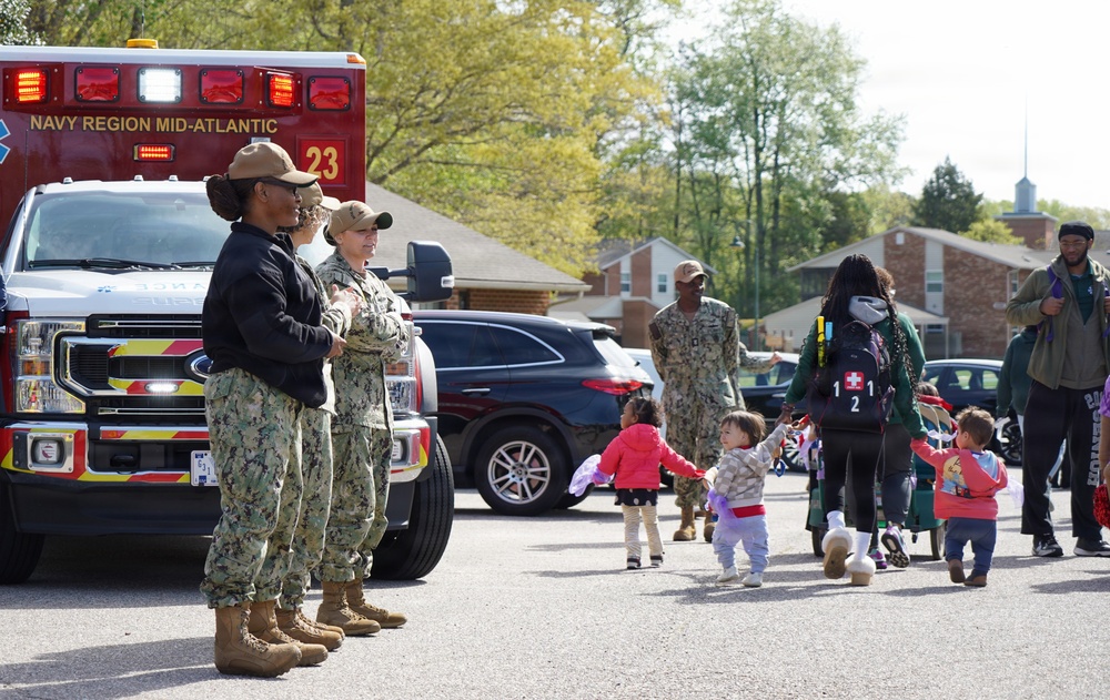 Month of the Military Child Youth Parade onboard Naval Weapons Station Yorktown celebrates the resilience of military affiliated children