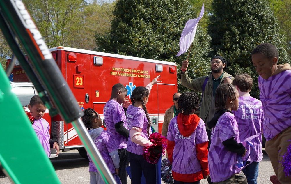 Month of the Military Child Youth Parade onboard Naval Weapons Station Yorktown celebrates the resilience of military children
