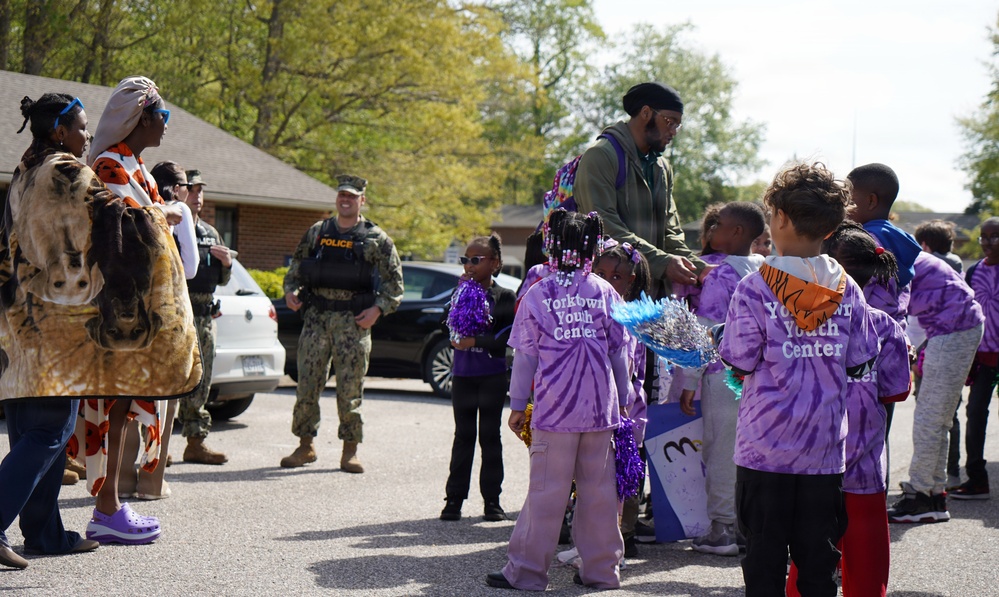 Month of the Military Child Youth Parade onboard Naval Weapons Station Yorktown celebrates the resilience of military affiliated children