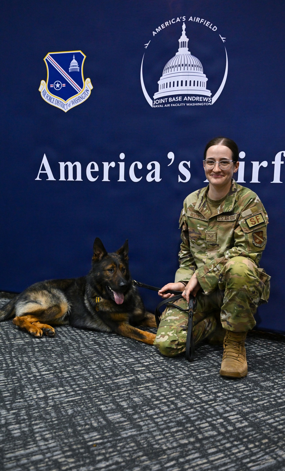 Furry Fighters: Military Working Dogs Howoard and Baily Retire