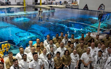Marines and Sailors tour NASA’s Camp Johnson