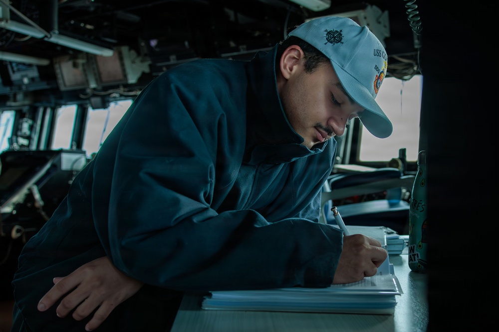 Routine Operations aboard USS Gonzalez (DDG 66)