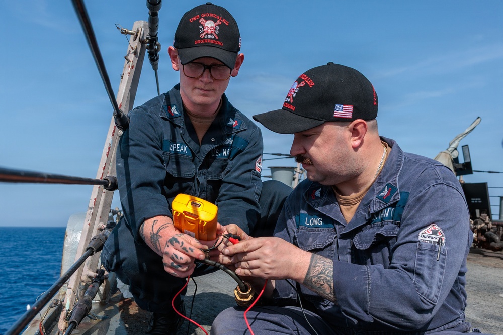 Routine Operations aboard USS Gonzalez (DDG 66)