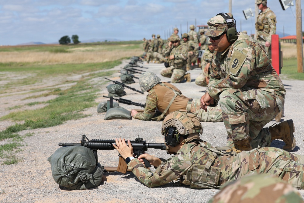 95th Training Division Soldiers Sharpen Marksmanship Skills at Fort Sill
