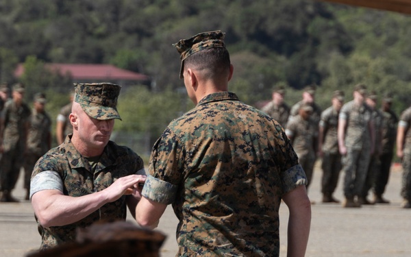 1st Marines hold relief, appointment ceremony