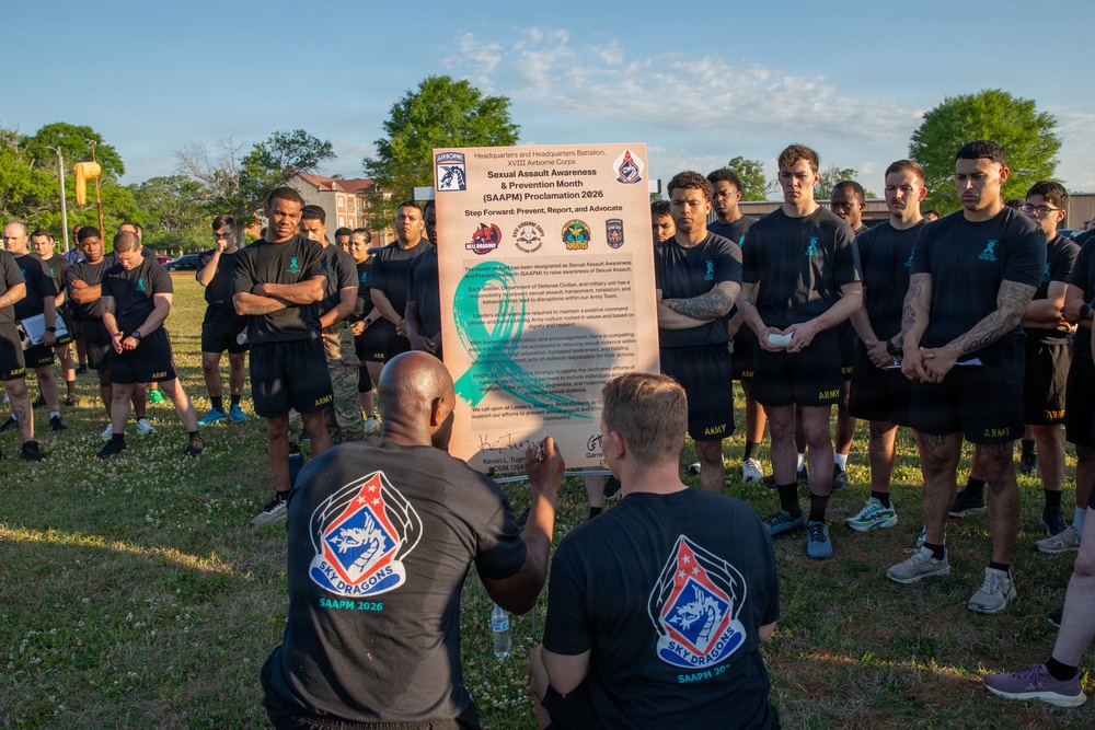 XVIII Airborne Corps 2026 SAAPM Proclamation