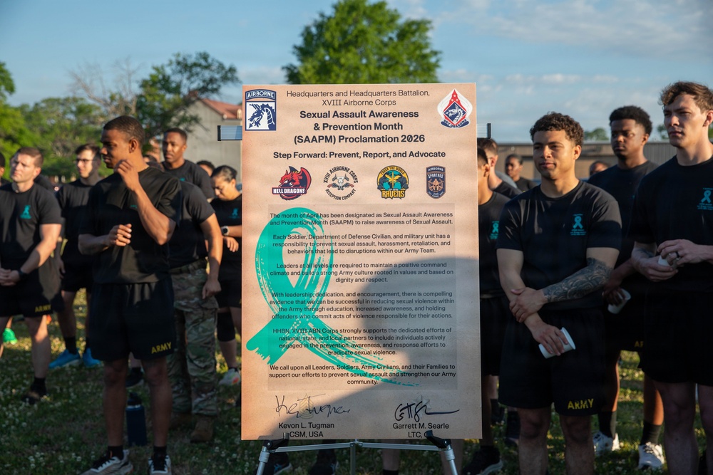 XVIII Airborne Corps 2026 SAAPM Proclamation