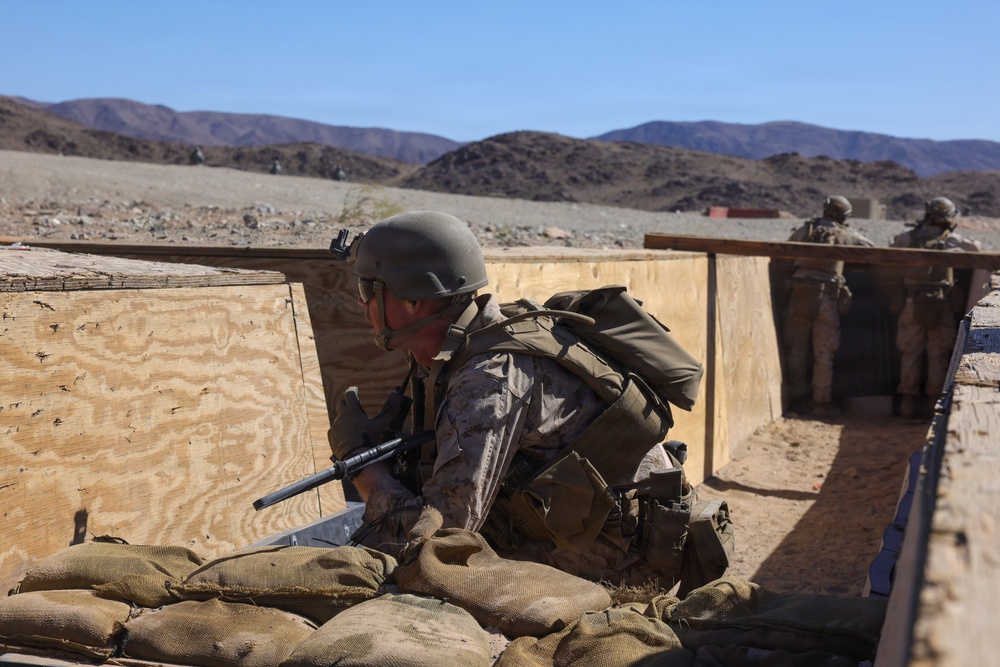 Marines With 1st Battalion, 2nd Marines Conduct Range 410A