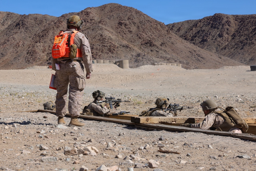 Marines With 1st Battalion, 2nd Marines Conduct Range 410A