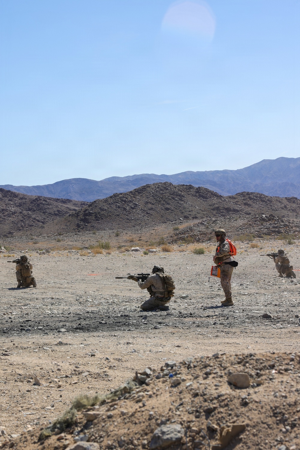 Marines With 1st Battalion, 2nd Marines Conduct Range 410A