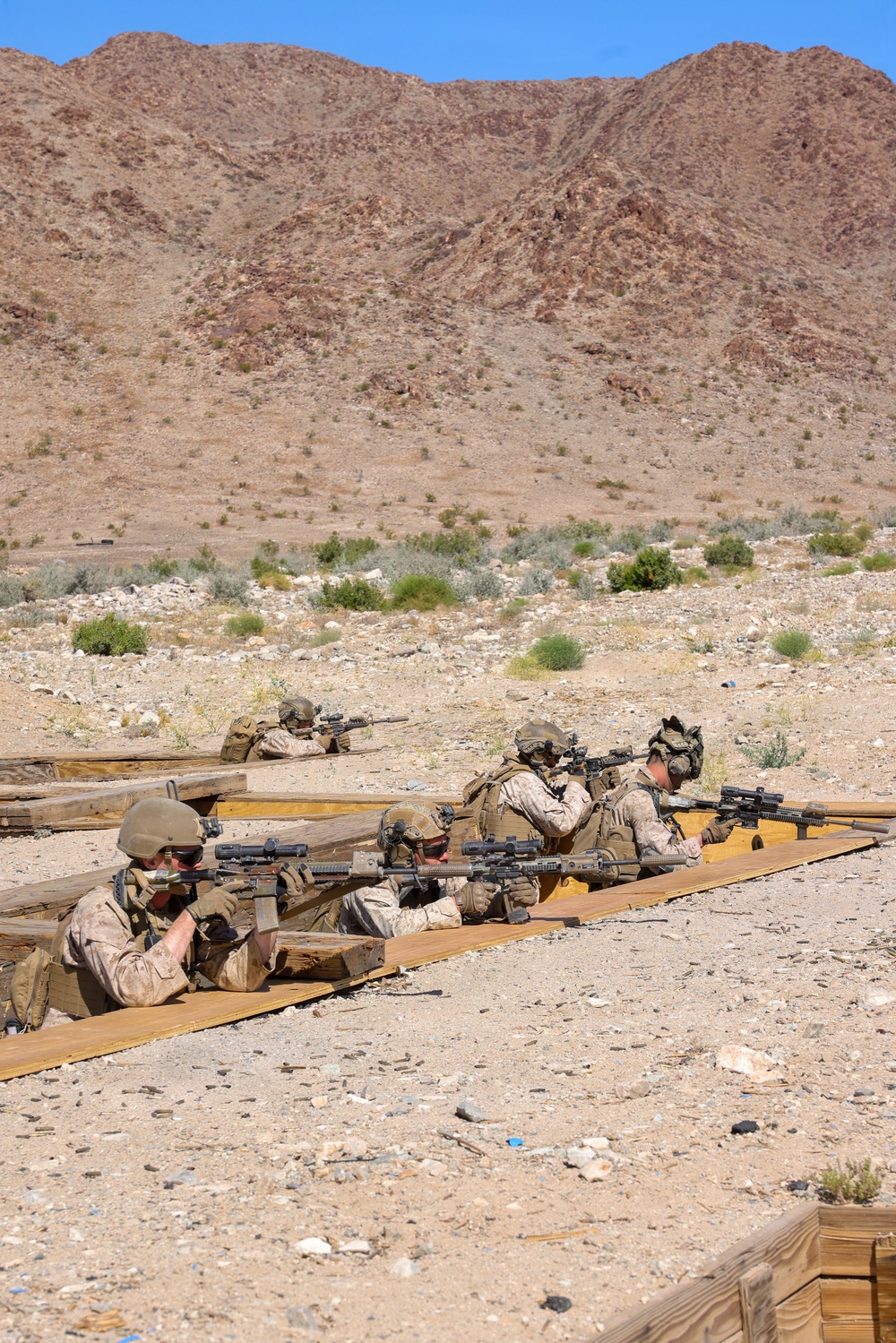 Marines With 1st Battalion, 2nd Marines Conduct Range 410A