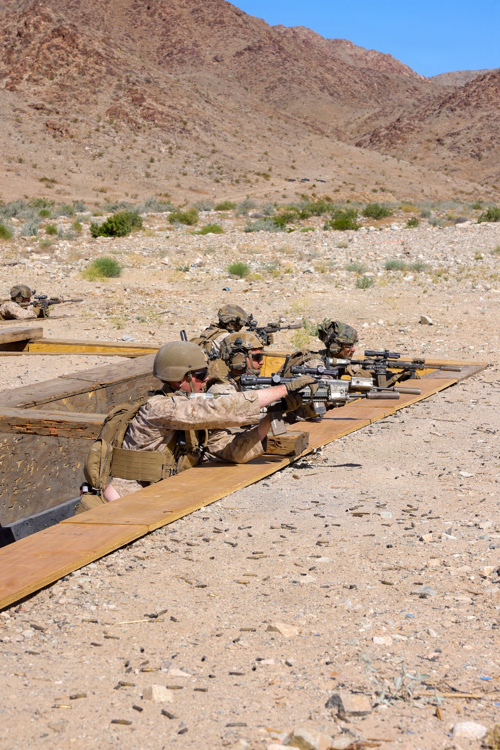 Marines With 1st Battalion, 2nd Marines Conduct Range 410A