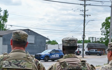 Tennessee Guardsmen Provide Aid, Secure Evidence in Shooting
