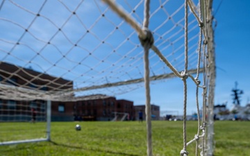 Coast Guard members participate in soccer tournament on Coast Guard Island