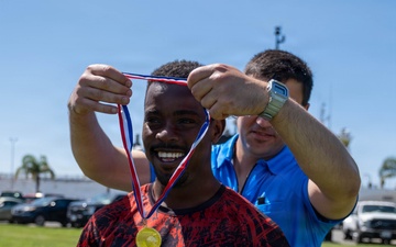 Coast Guard members participate in soccer tournament