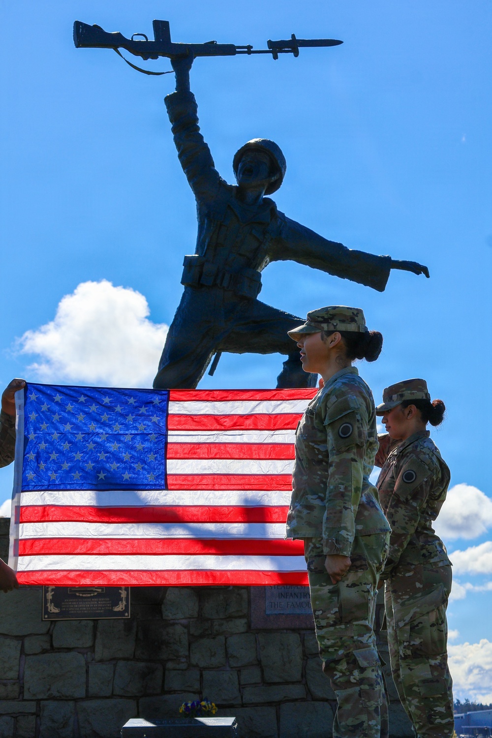 U.S. Army Sgt. Reenlists at Joint Base Lewis-McChord