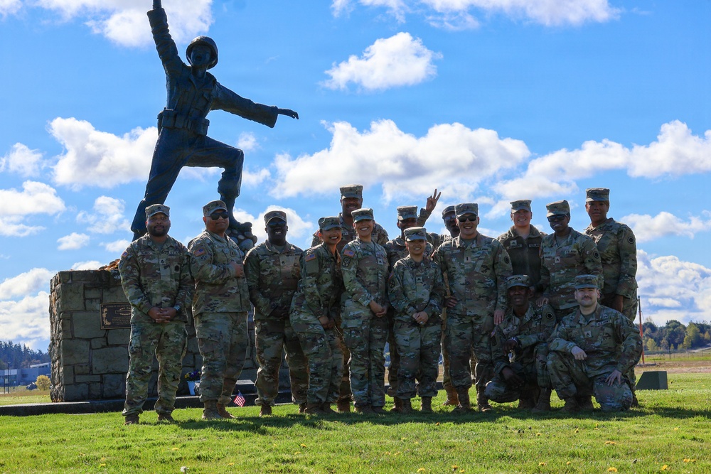 U.S. Army Sgt. Reenlists at Joint Base Lewis-McChord