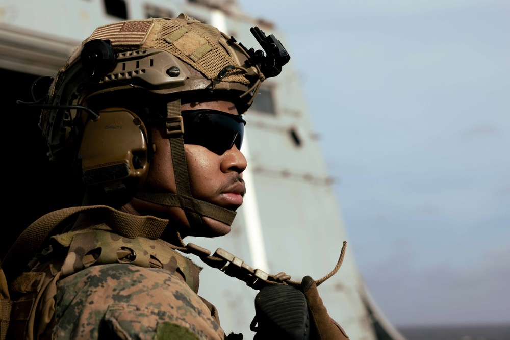 22nd MEU (SOC) | Lima Co. BLT 3/6 Deck Shoot Aboard USS San Antonio