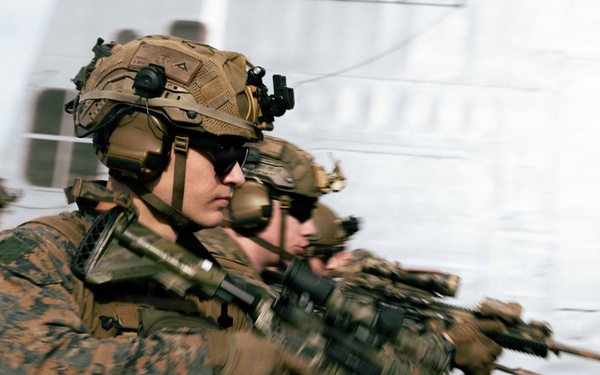 22nd MEU (SOC) | Lima Co. BLT 3/6 Deck Shoot Aboard USS San Antonio