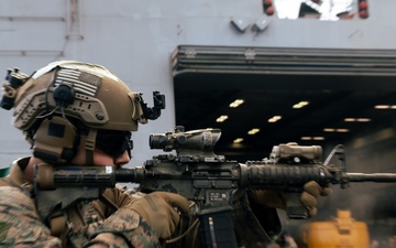 22nd MEU (SOC) | Lima Co. BLT 3/6 Deck Shoot Aboard USS San Antonio