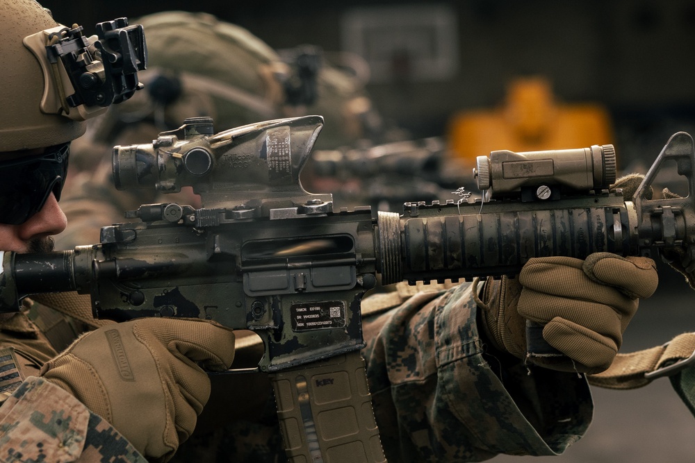 22nd MEU (SOC) | Lima Co. BLT 3/6 Deck Shoot Aboard USS San Antonio