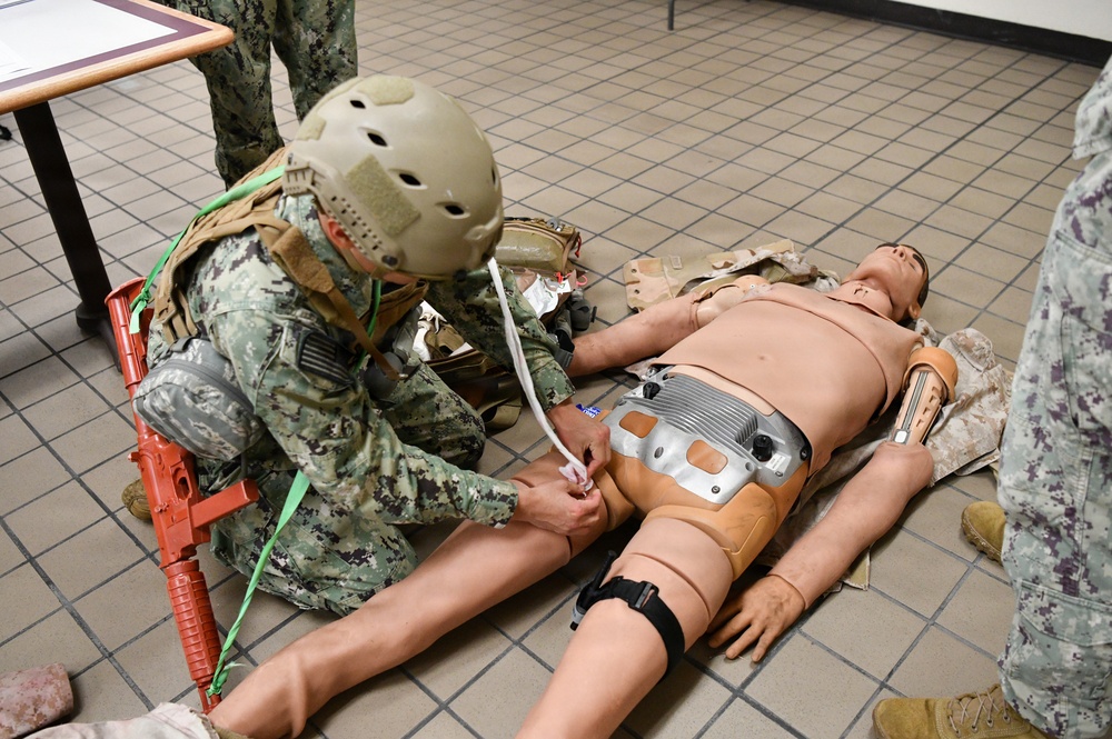 NMRTC Pensacola held Tactical Combat Casualty Care Training At Naval Hospital Pensacola on Feb. 26, 2026