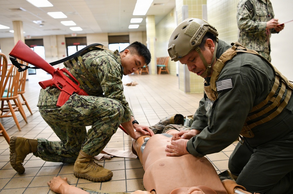 NMRTC Pensacola held Tactical Combat Casualty Care Training At Naval Hospital Pensacola on Feb. 26, 2026
