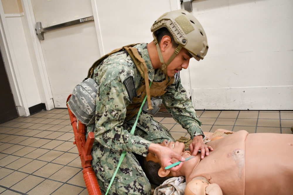 NMRTC Pensacola held Tactical Combat Casualty Care Training At Naval Hospital Pensacola on Feb. 26, 2026