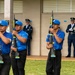 Drill Team performs for Waipahu, Aiea high schools