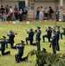 Drill Team performs for Waipahu, Aiea high schools