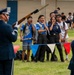 Drill Team performs for Waipahu, Aiea high schools