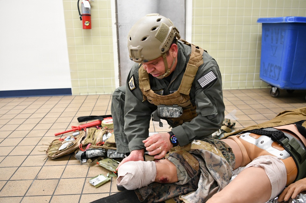 NMRTC Pensacola held Tactical Combat Casualty Care Training At Naval Hospital Pensacola on Feb. 26, 2026