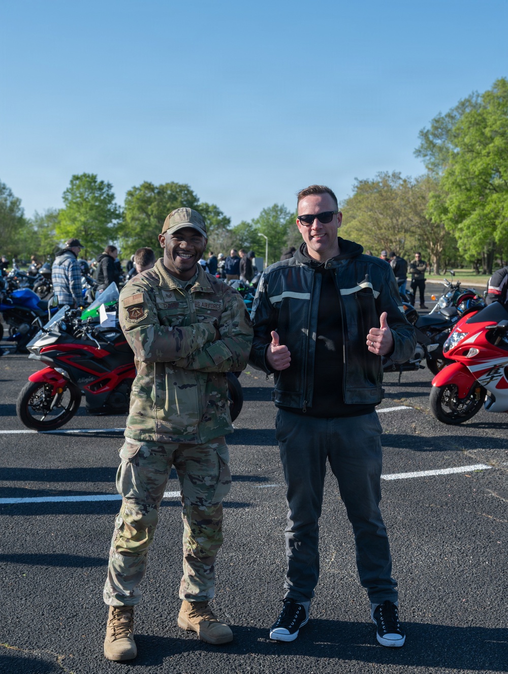 Service members participate in 131-mile mentorship ride
