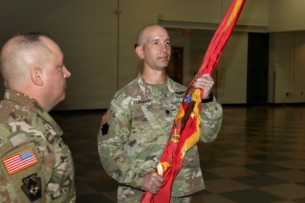 Furman assumes command of 166th Regiment RTI