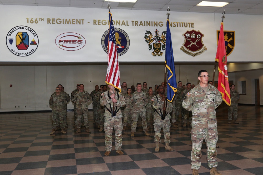 Furman assumes command of 166th Regiment RTI