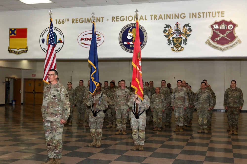 Furman assumes command of 166th Regiment RTI