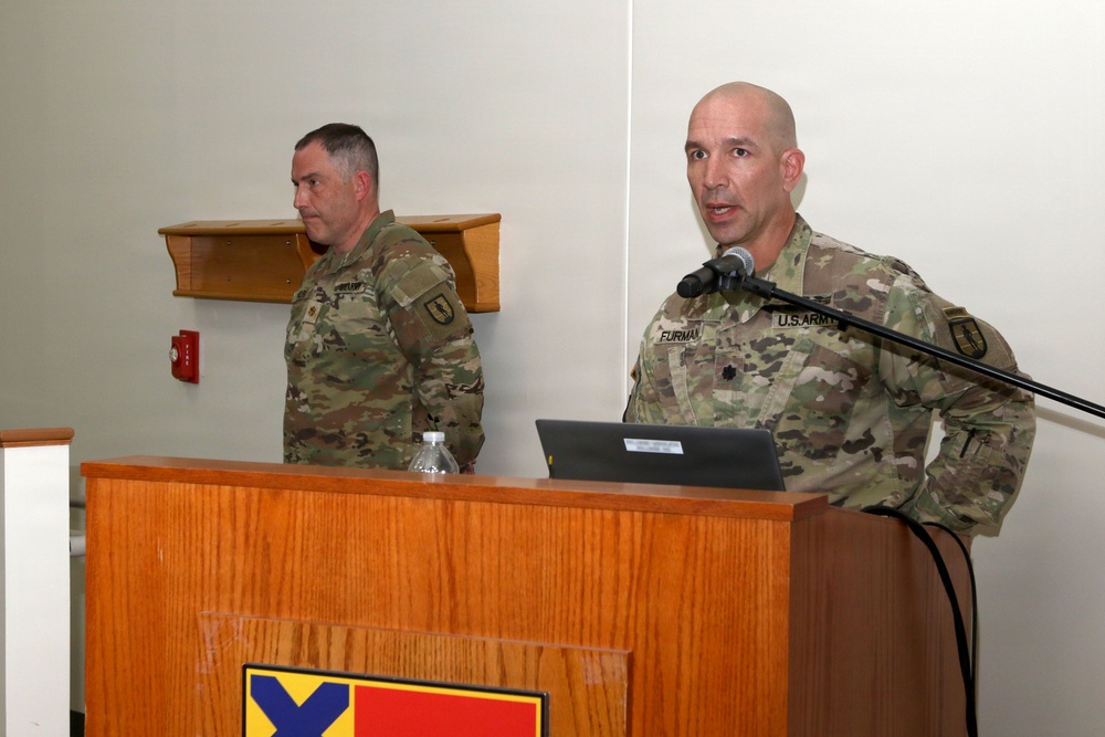 Furman assumes command of 166th Regiment RTI
