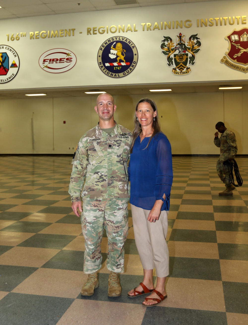 Furman assumes command of 166th Regiment RTI