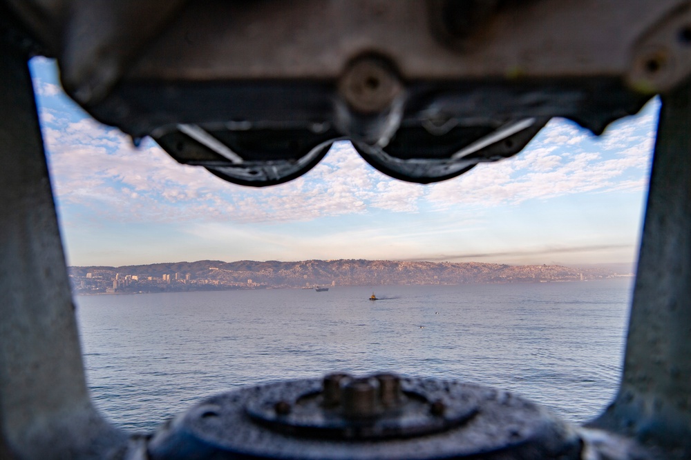 Nimitz Pulls into Chile