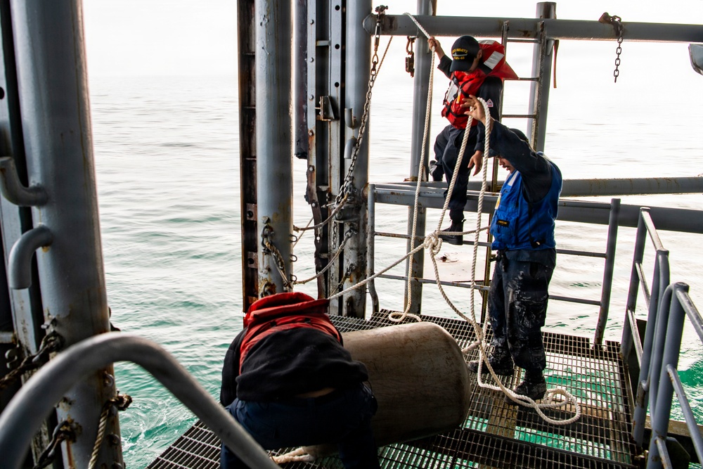 Nimitz Prepares for Chile